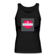 Load image into Gallery viewer, Women's Longer Length Fitted Tank - black