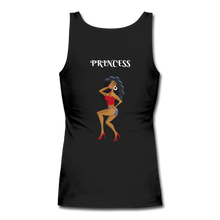 Load image into Gallery viewer, Women's Longer Length Fitted Tank - black