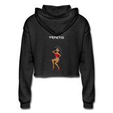 Load image into Gallery viewer, Women's Cropped Hoodie - deep heather