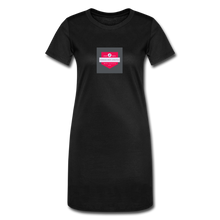 Load image into Gallery viewer, Women's T-Shirt Dress - black