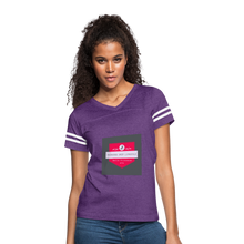 Load image into Gallery viewer, Women’s Vintage Sport T-Shirt - vintage purple/white