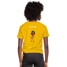 Load image into Gallery viewer, Women's Knotted T-Shirt - sun yellow