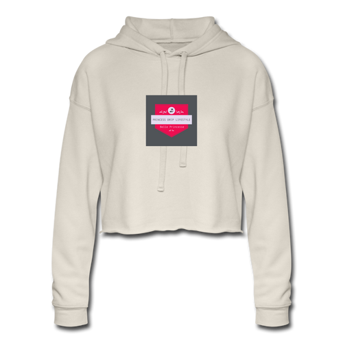 Women's Cropped Hoodie - dust