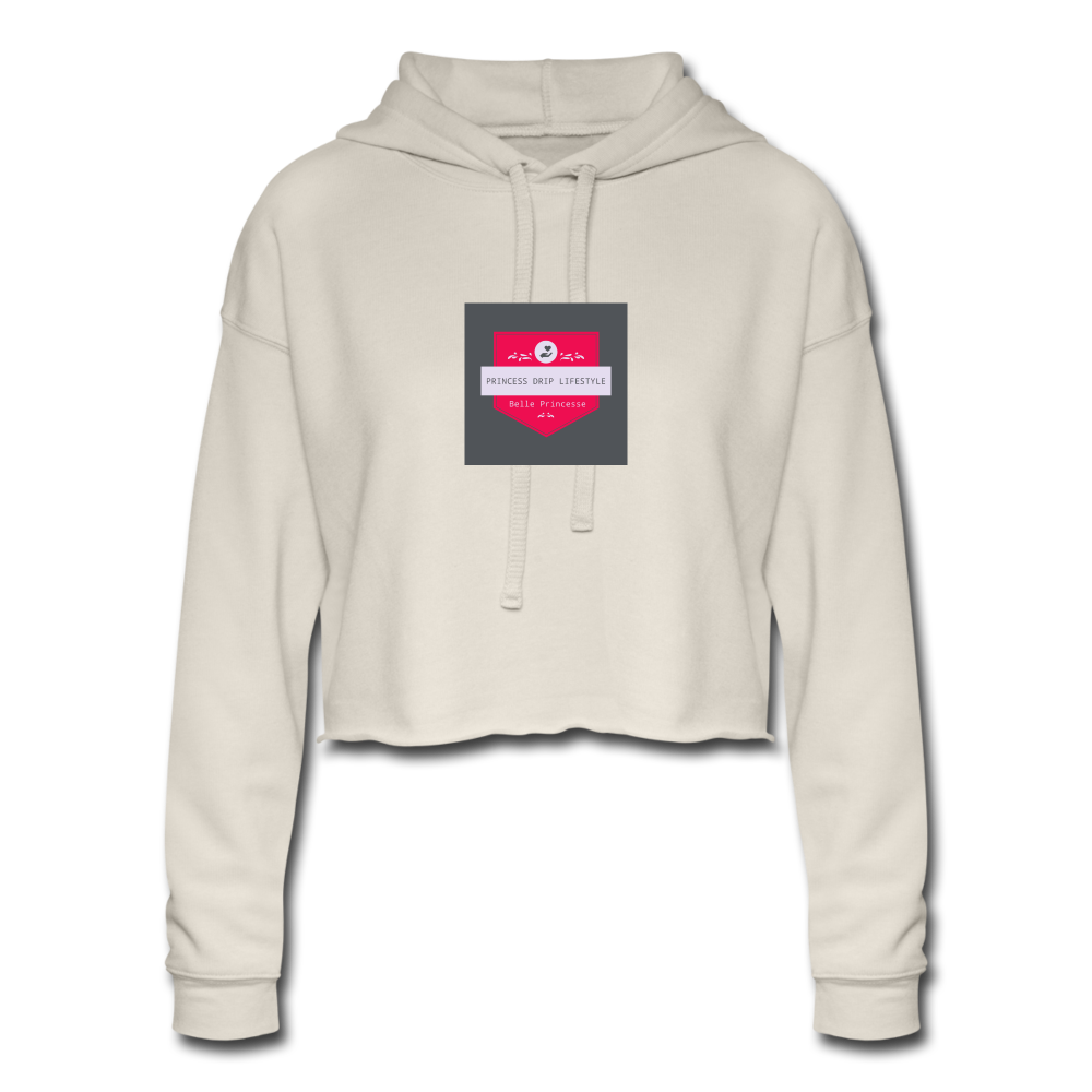 Women's Cropped Hoodie - dust