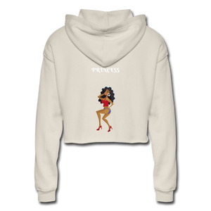 Women's Cropped Hoodie - dust