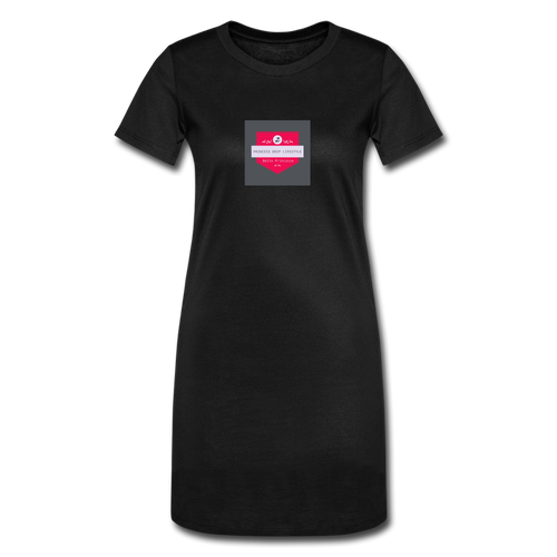 Women's T-Shirt Dress - black