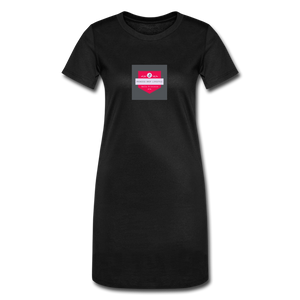 Women's T-Shirt Dress - black