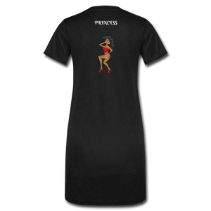 Women's T-Shirt Dress - black