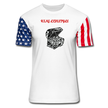 Load image into Gallery viewer, Stars &amp; Stripes T-Shirt - white
