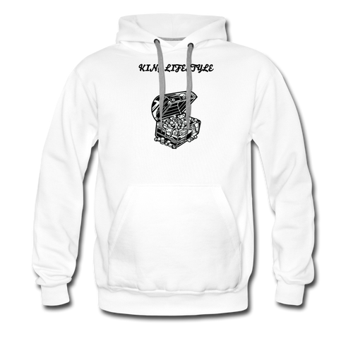 Men’s Premium Hoodie - white