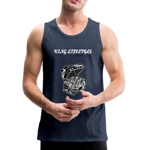 Men’s Premium Tank - navy