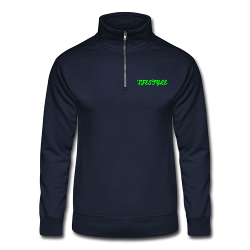 Hanes Quarter Zip Pullover - navy