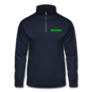 Hanes Quarter Zip Pullover - navy