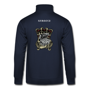 Hanes Quarter Zip Pullover - navy